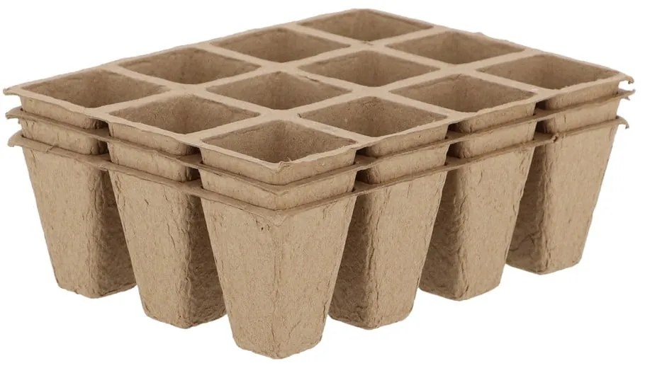 Ghiveci pentru răsaduri 3 buc. din hârtie 16 cm Eco – Esschert Design