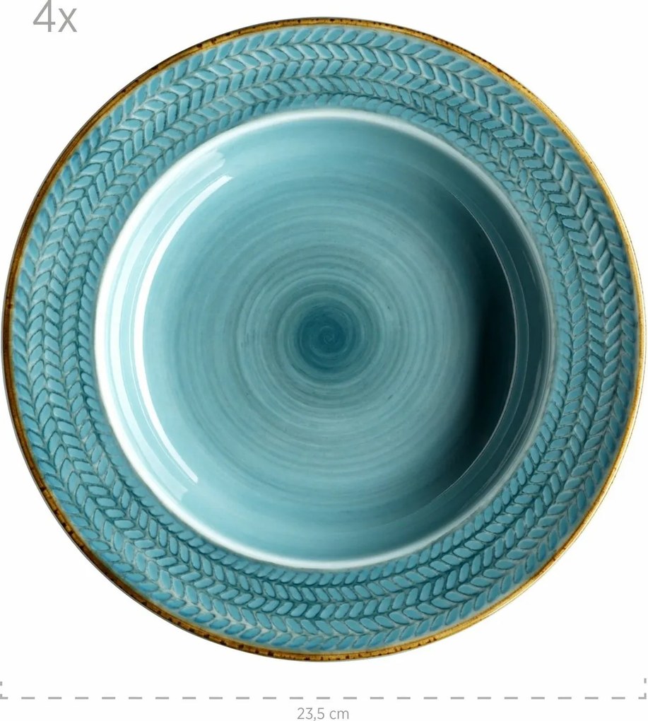 Mäser Set de cafea 12 piese PROSPERO – turcoaz