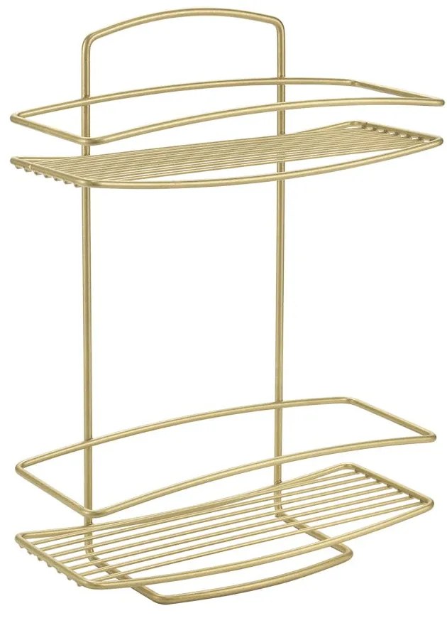 Raft pentru baie auriu din oțel Onda – Metaltex