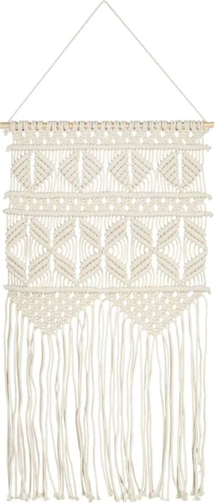 vidaXL Cuier de perete macrame, 40x80, bumbac
