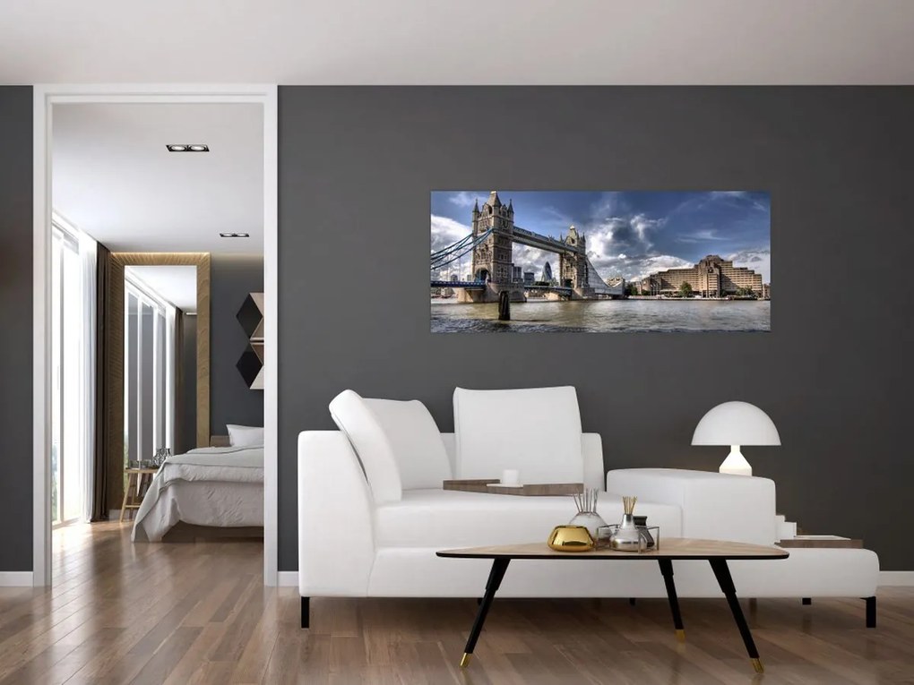 Tablou - Tower Bridge din Londra (120x50 cm)