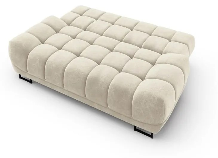 Canapea extensibilă cu 3 locuri și tapițerie de catifea Windsor &amp; Co Sofas Cirrus, bej