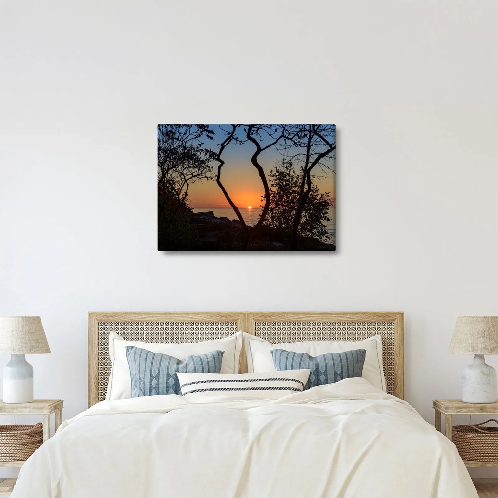 Tablou cu apus de soare (70x50 cm)