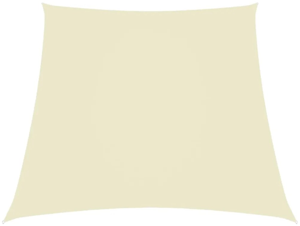 vidaXL Parasolar, crem, 2/4x3 m, țesătură oxford, trapez