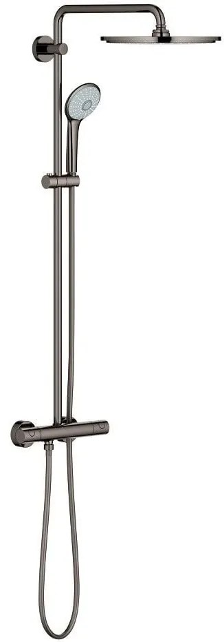 Coloana dus cu baterie si termostat Grohe Euphoria 310, antracit (hard graphite)