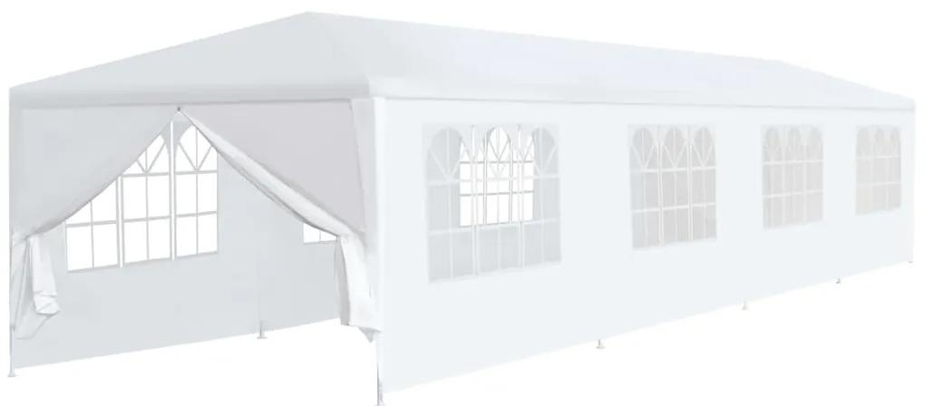 91429 vidaXL Pavilion de grădină 3 x 12 m, alb