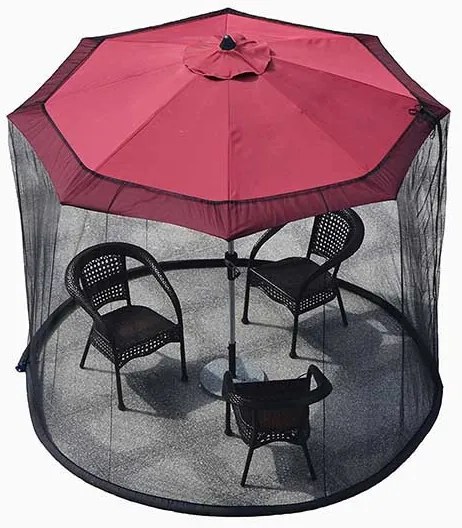 Plasa anti-tantari pentru umbrela de soare