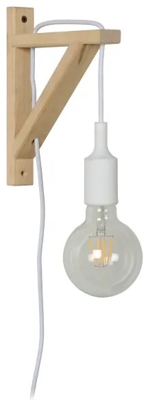 Aplică FIX WALL 1xE27/60W/230V albă Lucide 08208/01/31