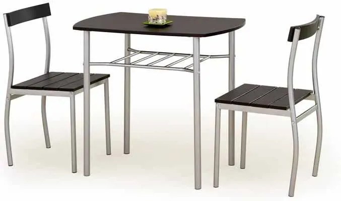 Jedálenský set Lizze (wenge + argintiu). 1047950