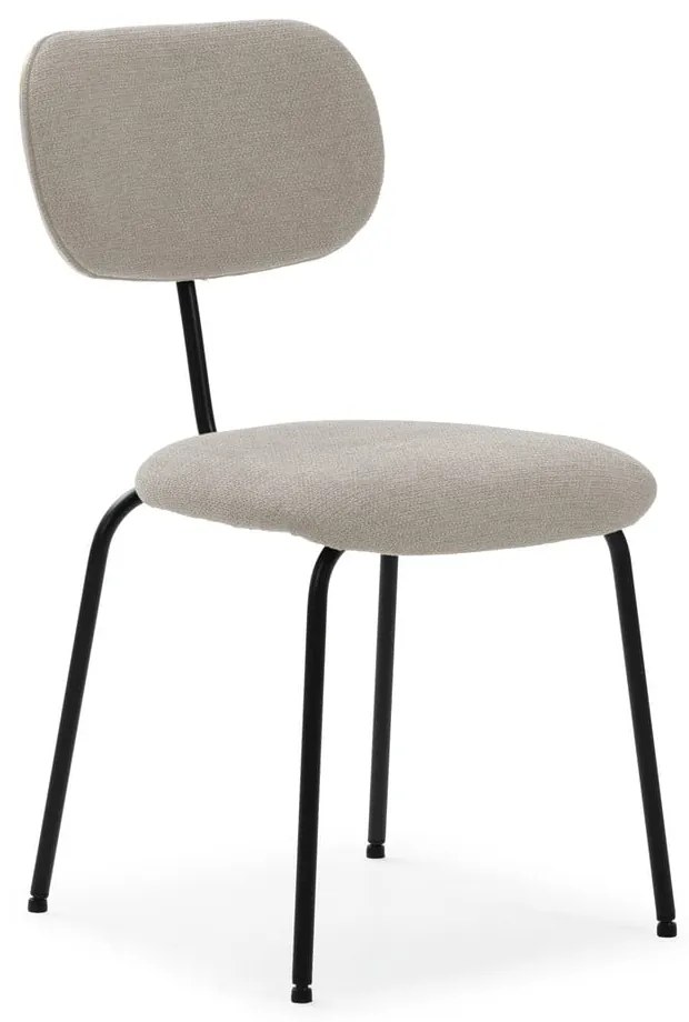 Scaune de dining bej 4 buc. Dash – Marckeric