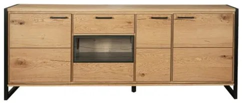 Bufet 4 Usi Si 1 Sertar Soho Oak, 203 Cm
