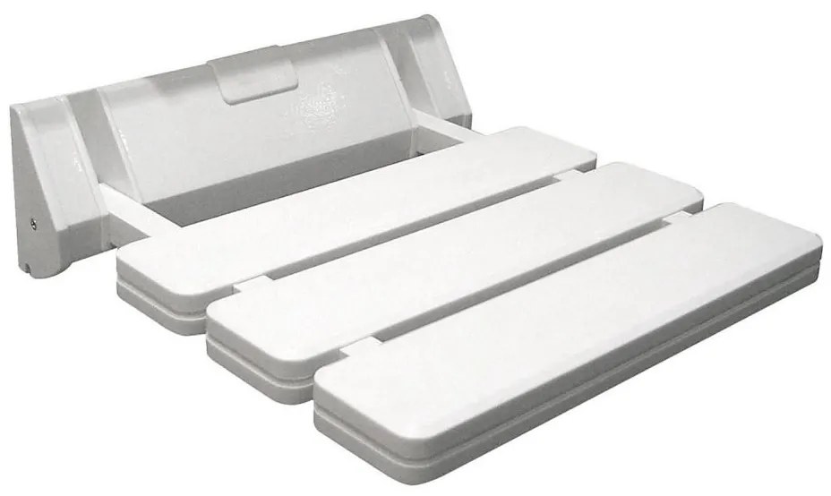 Aqualine - Scaun rabatabil pentru duș, 32 x 32,8 cm, alb