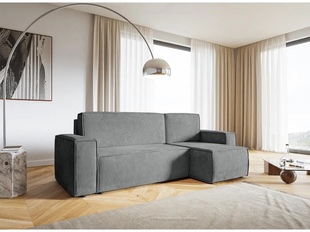 Colțar Copenhagen L (cenușiu + negru). 1098889