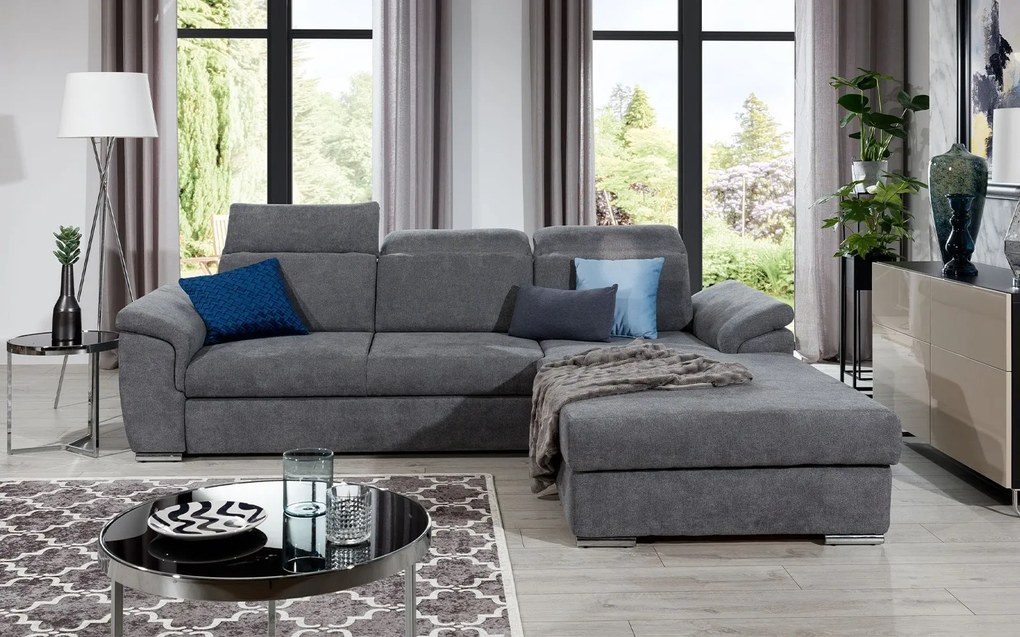 Colțar lemn masiv Extensibil Toby Depozitare 272x216cm Personalizabil