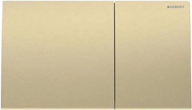 Geberit 115.622.QF.1 - Plăcuță de comandă Sigma70, 25 x 14,6 cm, alamă periată