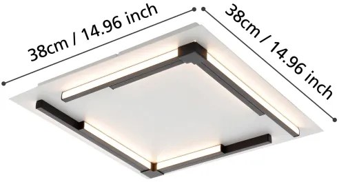 Plafonieră LED dimabilă ZAMPOTE LED/25W/230V Eglo 900329