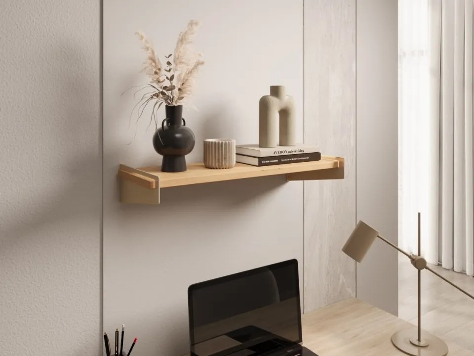 Raft suspendat, Ovo, ADRK Furniture (Culoare: Auriu / Alb Mat)