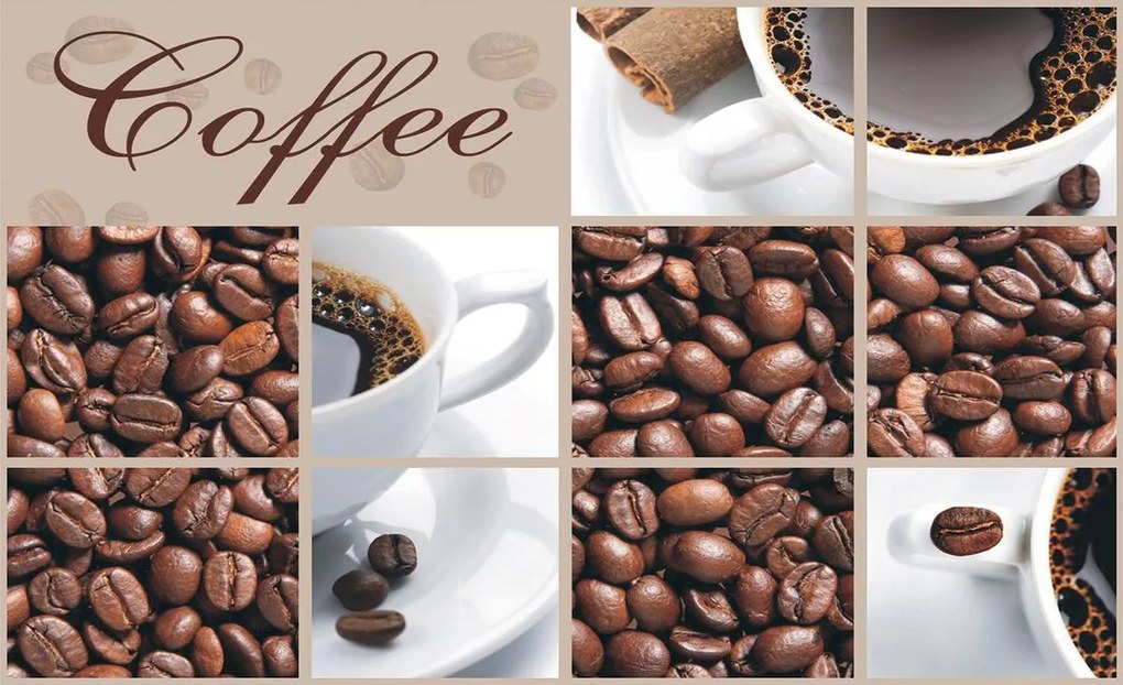 Fototapet - Cafea - inscripție (254x184 cm)