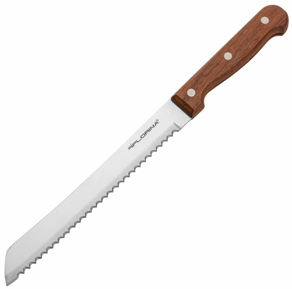 Florina Cuțit de pâine Lemn, 20 cm