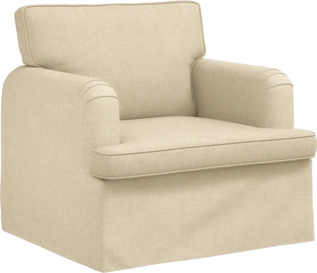 vidaXL Canapea Crem 84 x 80 x 85 cm țesătură