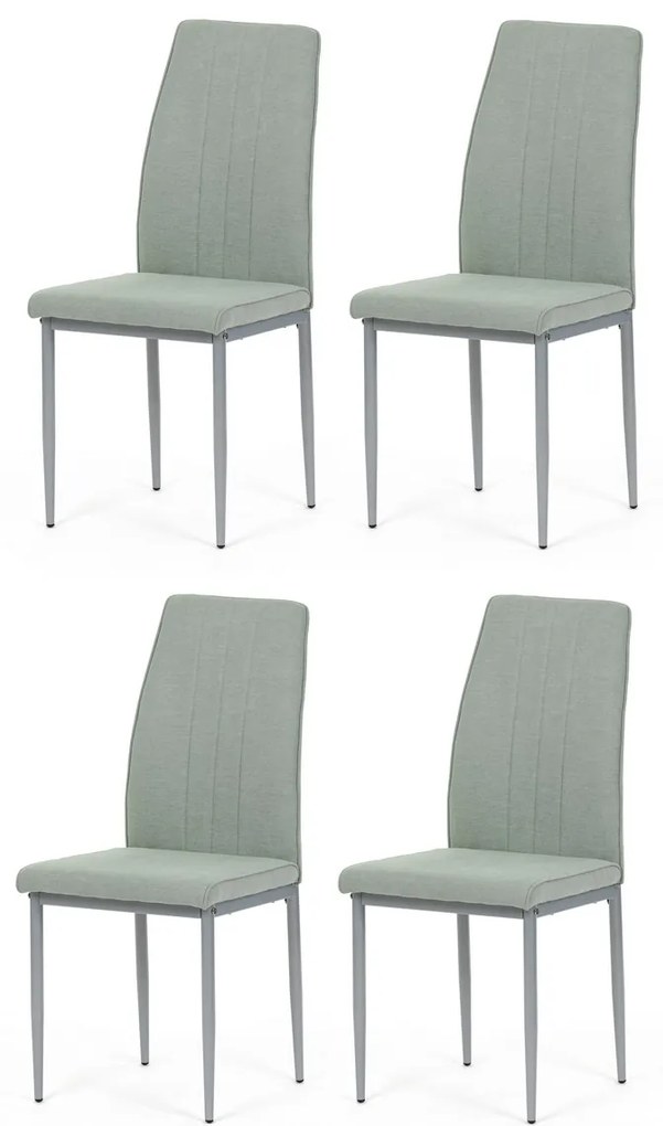 Set de scaune de sufragerie DCL-379 GRN2, 4 buc.