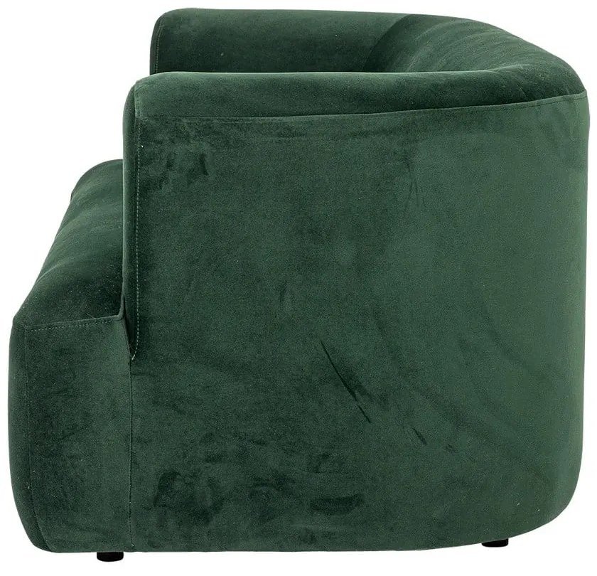 Canapea verde cu tapițerie din catifea 166 cm Morgan – Bloomingville