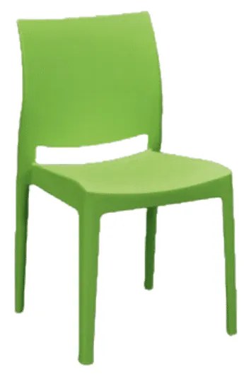 SET 4 SCAUNE PASTELLO - POLIPROPILENA - HORECA - VERDE