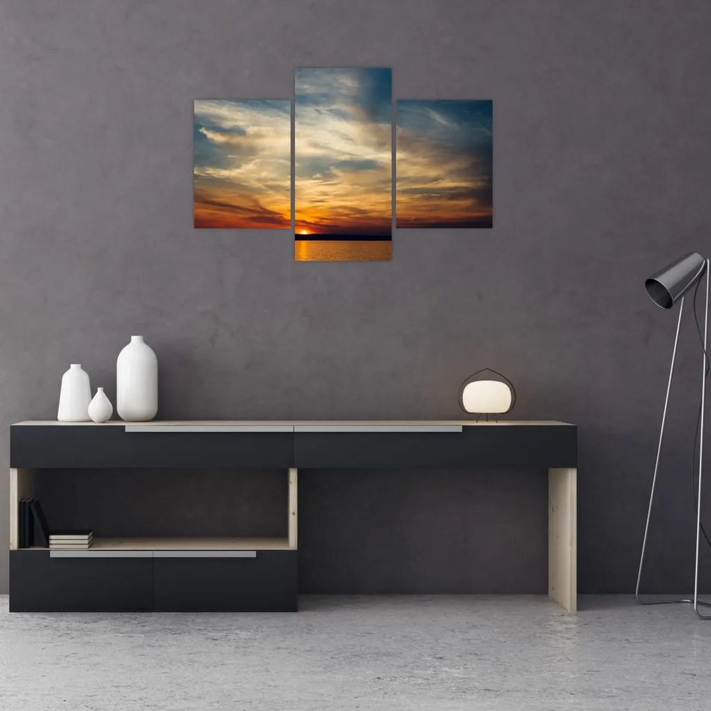Tablou cu apus de soare (90x60 cm)