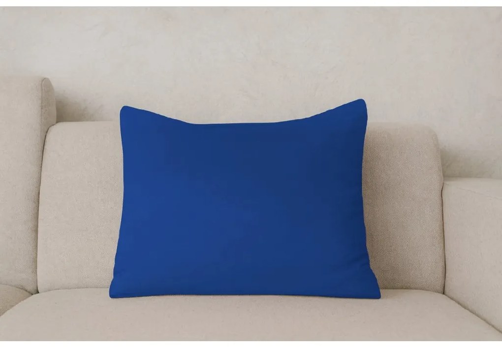 Husa pentru perna din microfibra LANTA 40x50 cm, albastru inchis