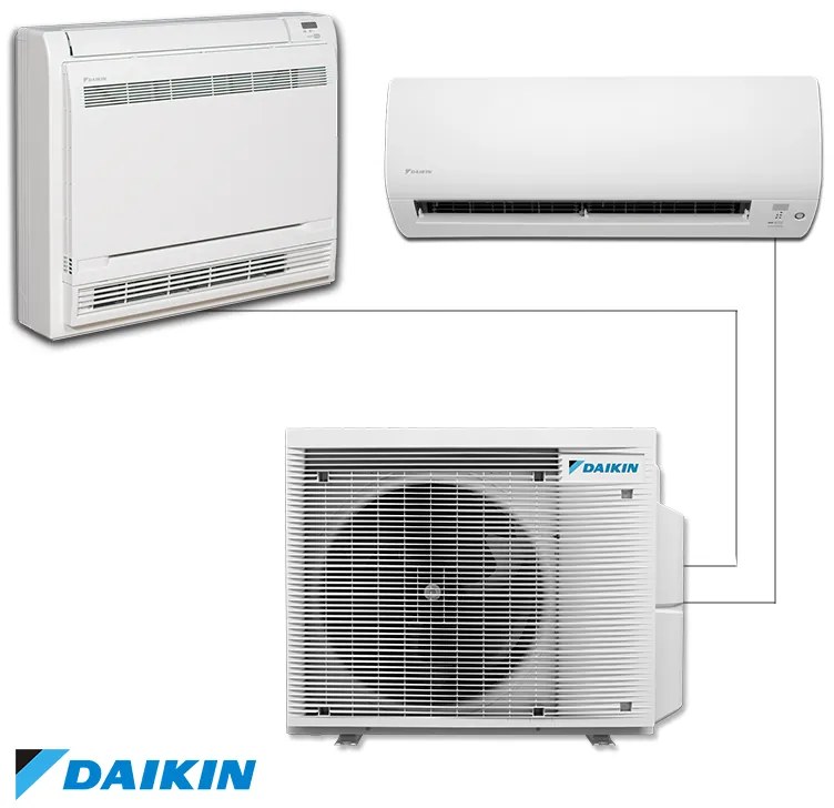 Unitate exterioara pentru sistem multi-split Daikin 2MXM40A, 14000 BTU, 27 m², Pana la 2 unitati interioare, A+++/A++, R-32, Alb