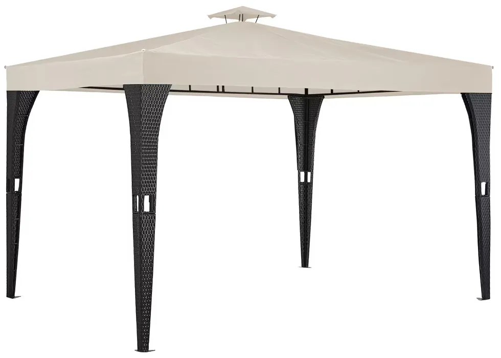 Deuba Pavilion ratan 3x4 m - crem