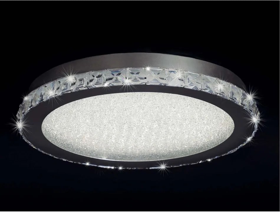 Mantra CRYSTAL 4574 Plafoniere cristal crom metal 1xLED max. 18W IP20