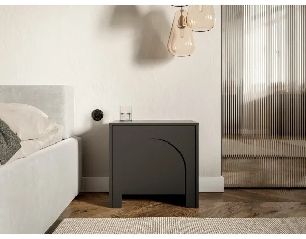 Noptieră NIO, antracit