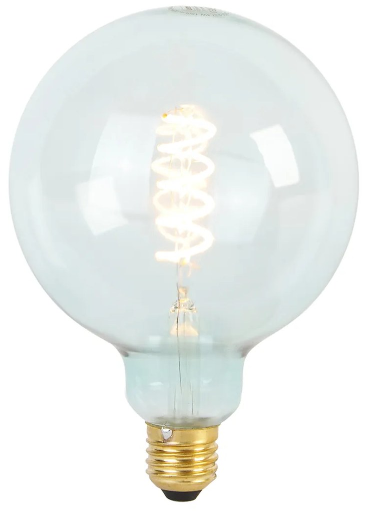 Lampa LED cu filament spirala E27 reglabila G125 albastru 4W 180 lm 1800K