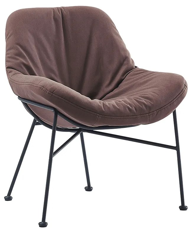 Scaun tapiterie piele periata maro kalifa 67x60x78 cm