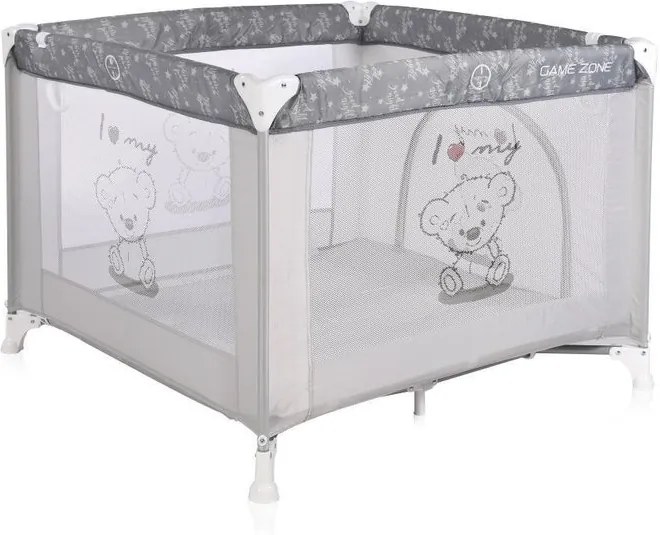 Lorelli - Tarc de joaca Game Zone, Grey My Teddy