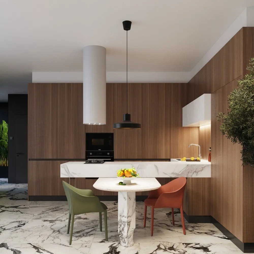 Lustră neagră ø 35 cm Vito – Sollux