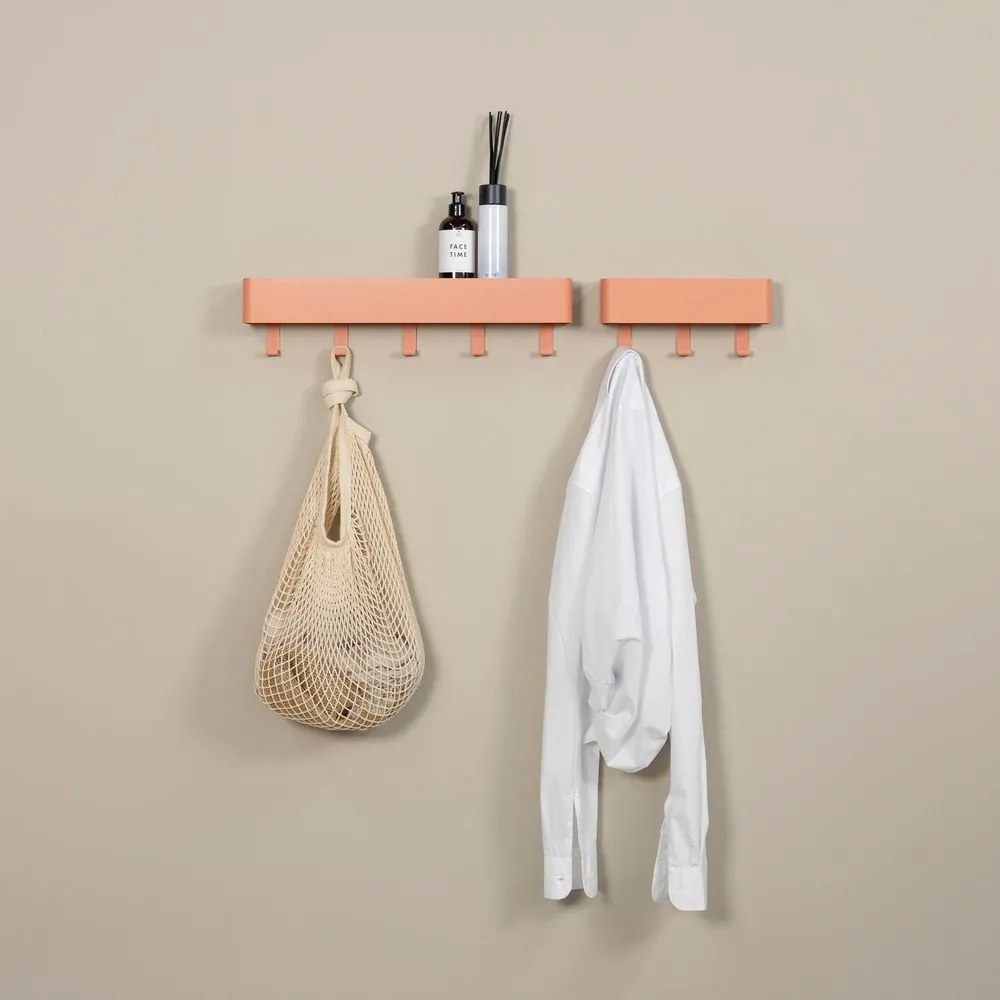 Cuier de perete somon cu raft din metal 27 cm Dax Play – Spinder Design