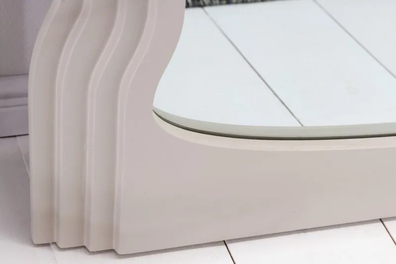 Oglinda de perete design modern Wave 160cm, greige