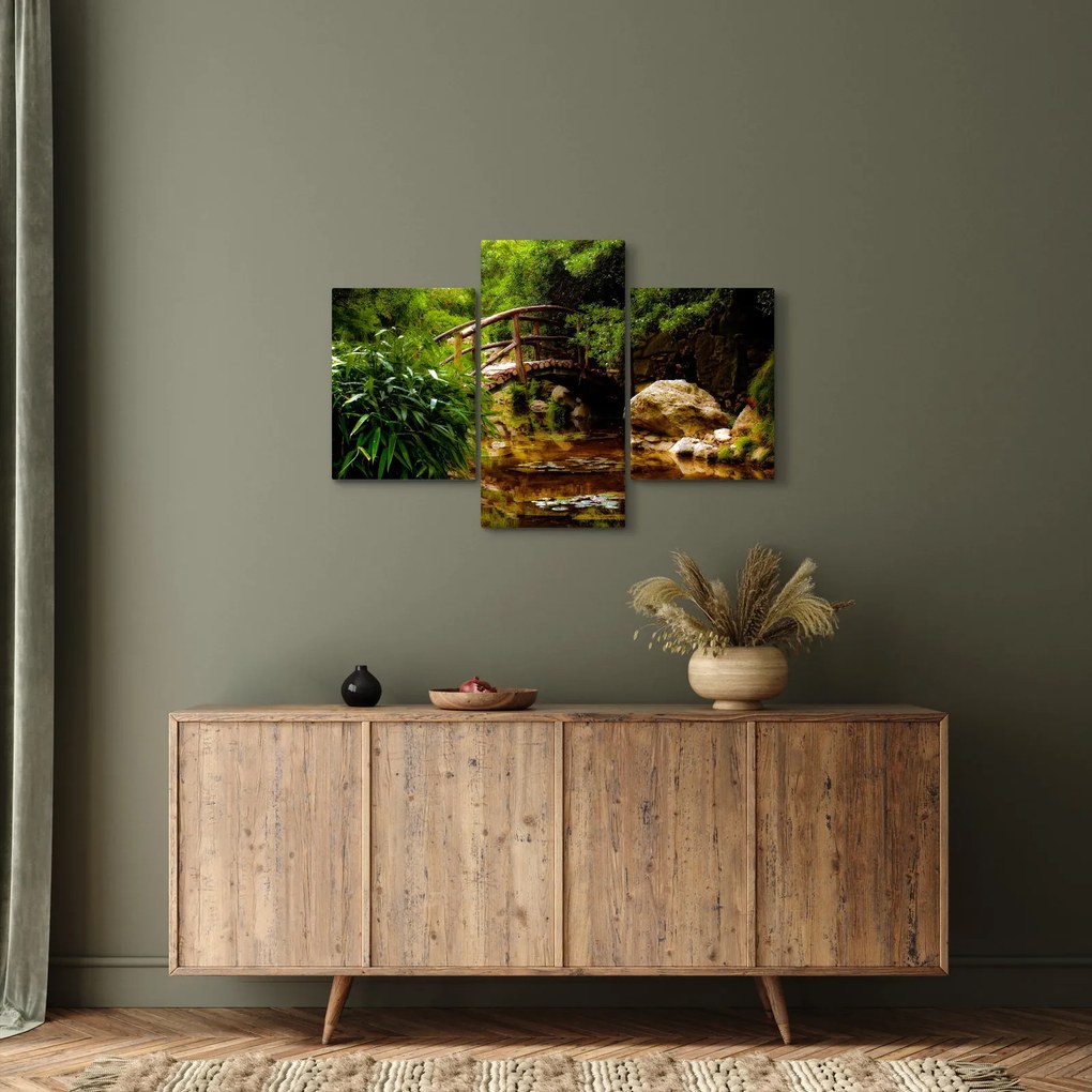 Tablou - Pod prin râu (90x60 cm)