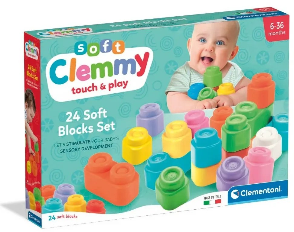 Clemmy Baby cuburi moi, 24 buc
