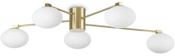 Lustră LED aplicată HERMES 5xG9/3W/230V Ideal Lux