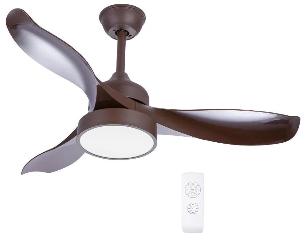 Globo 03610 - LED Ventilator de tavan RAMONA 1xLED/18W/230V + control