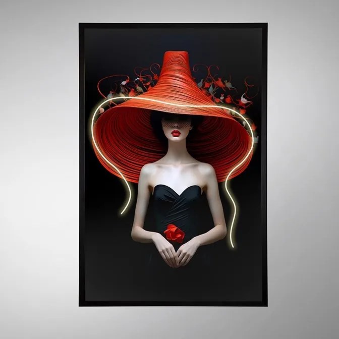 Tablou cu iluminat LED imprimat pe panza Tocado 80x120cm