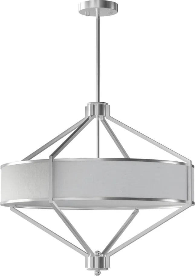Lustra suspendata diametru 60cm, Zundo Satin Nickel