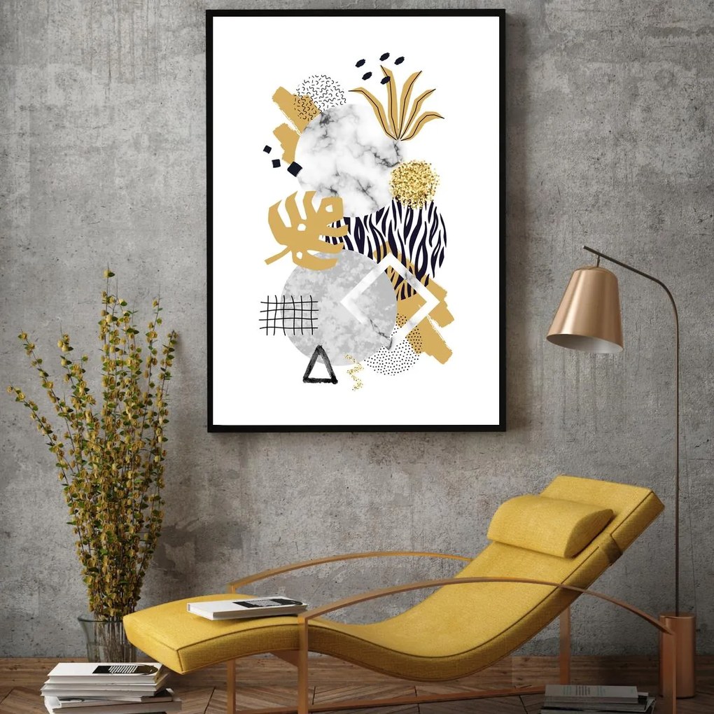 Poster - Marble Wild (A4)