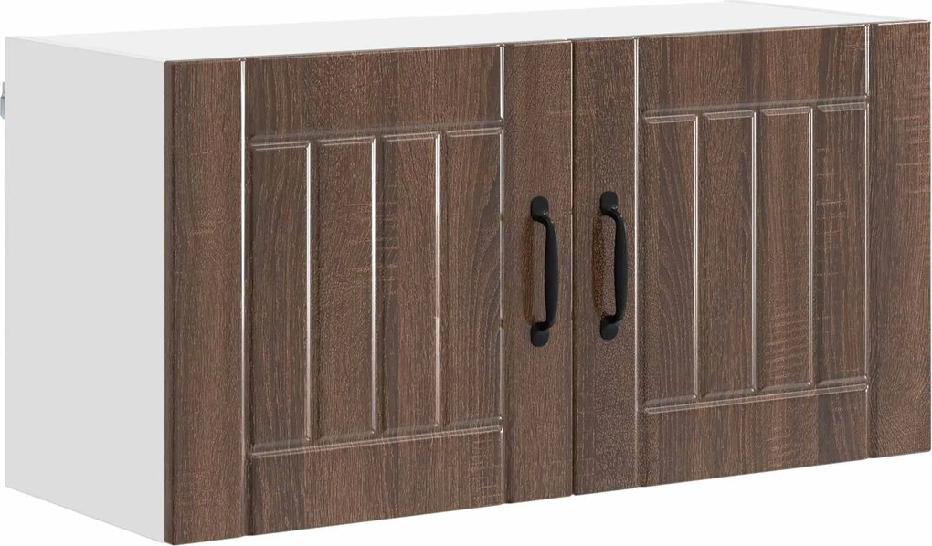 vidaXL Dulap de bucătărie Stejar închis 80 x 31 x 40 cm Lemn compozit