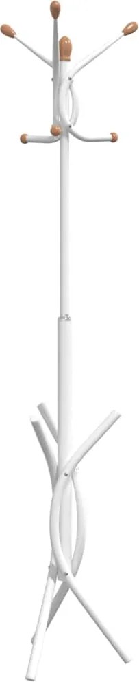 vidaXL Cuier de haine, alb, 176 cm, fier vopsit electrostatic