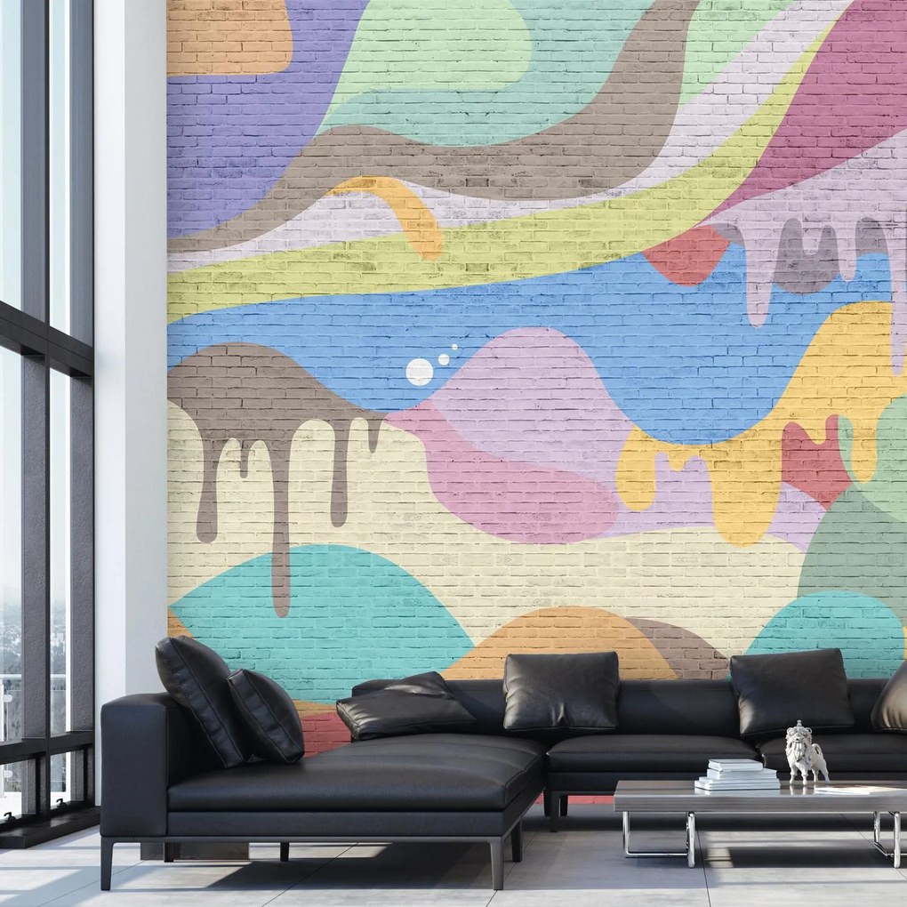 Fototapet - Graffiti în perete (147x102 cm)