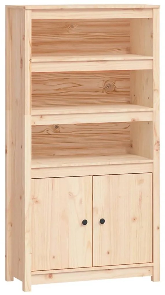 823519 vidaXL Dulap înalt, 80x35x154 cm, lemn masiv de pin